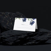 Wildblüte | Classic Blue Bohemisch Garden Blume Platzkarte