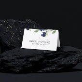 Wildblüte | Classic Blue Bohemisch Garden Blume Platzkarte