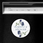 Wildblüte | Classic Blue Bohemisch Garden Wedding Magnet