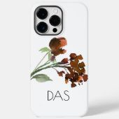 Wildblüte | Terracotta Orange Bohemisch Case-Mate iPhone Hülle (Rückseite)