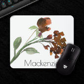 Wildblüte | Terracotta Orange Bohemisch Mousepad