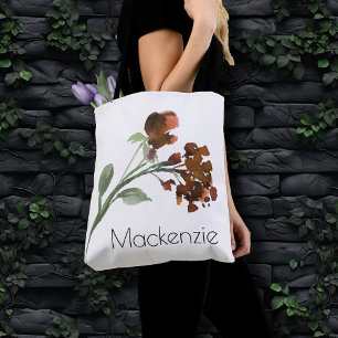 Wildblüte   Terracotta Orange Bohemisch Tasche