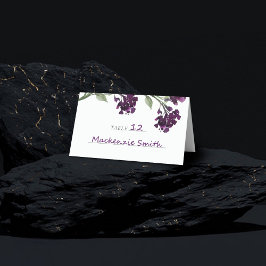 Wildblüte | Tief Lila Blume im Bohemischen Garten Platzkarte