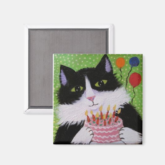 Wildboy-Geburtstag Magnet (Vorderseite/Rückseite)