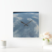 Wildbrände im Südosten von James Bay in Quebec, Ka Quadratische Wanduhr (Zuhause)