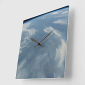 Wildbrände im Südosten von James Bay in Quebec, Ka Quadratische Wanduhr (Winkel)