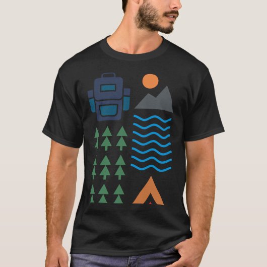 Wildcamping T-Shirt (Vorderseite)