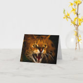 Wildcat Karte (Gelbe Blume)