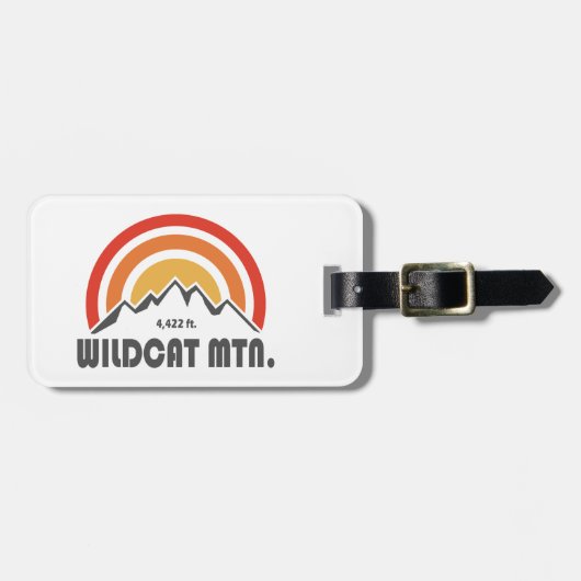 Wildcat Mountain New Hampshire Gepäckanhänger (Vorderseite horizontal)