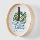 Wildcat Mountain New Hampshire Ski Poster Uhr (Winkel)