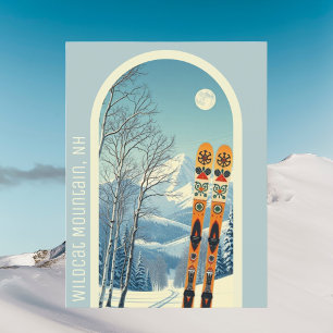 Wildcat Mountain New Hampshire Skigrußkarte Postkarte