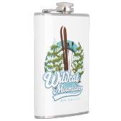 Wildcat Mountain New Hampshire Skiposter Kaffee m Flachmann (Rechts)