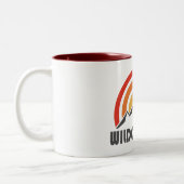 Wildcat Mountain New Hampshire Zweifarbige Tasse (Links)