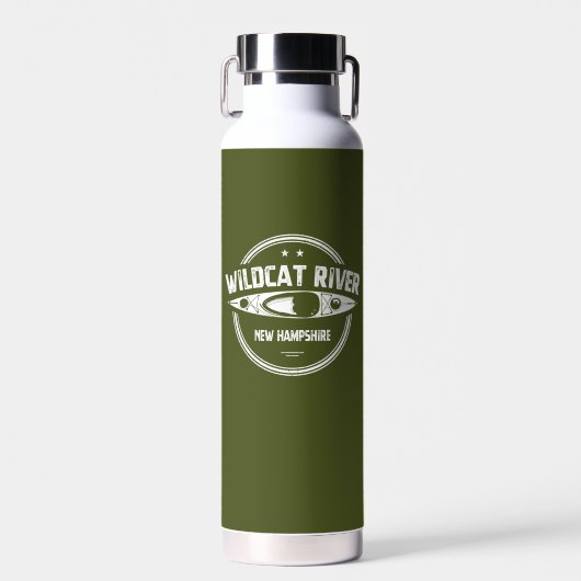 Wildcat River New Hampshire Kayak Trinkflasche (Vorne)