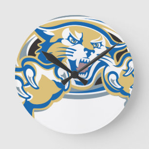 Wildcat Runde Wanduhr