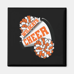 Wildcats Cheer Ck To School Cheerleading Spirit O  Magnet