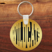 WILDCATS - GOLD SCHLÜSSELANHÄNGER (Vorderseite)
