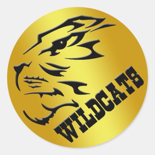 WILDCATS RUNDER AUFKLEBER (Vorderseite)