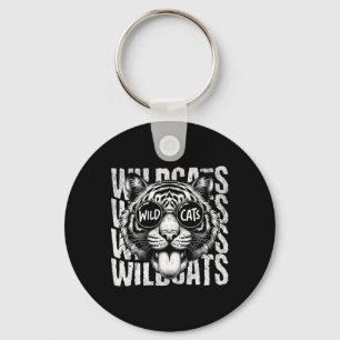Wildcats-Schulsport Fan-Teamgeist Zurück zur Schul Schlüsselanhänger