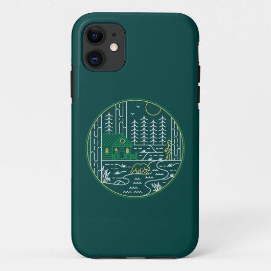 Wildcome Zuhause 1 Case-Mate iPhone Hülle (Rückseite)