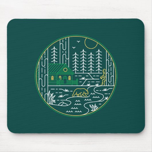 Wildcome Zuhause 1 Mousepad (Vorne)