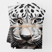 Wilddesign Weißes Tiger Geschenkpapier Set (Beispiel)