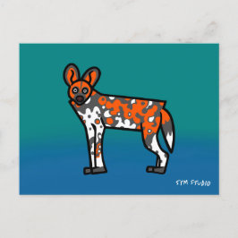 WILDDOG GRAFFITI ART Postkarte