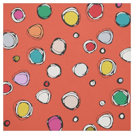 Wilddot Cadmium Stoff (Muster)