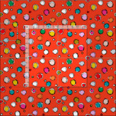 Wilddot Cadmium Stoff (Kachel)