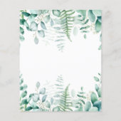 Wilde 1. Geburtstagsgiraffe Einladung (Rückseite)