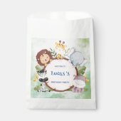 wilde 1. Geburtstagsjungelsafari Geburtstagsparty Geschenktütchen (Vorderseite)