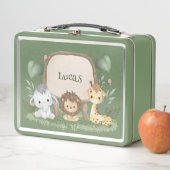 wilde 1. Geburtstagsjungelsafari Geburtstagsparty Metall Brotdose (Beispiel)