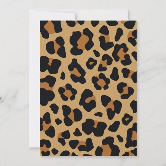 Wilde 1. Geburtstagsparty Einladung (Rückseite)