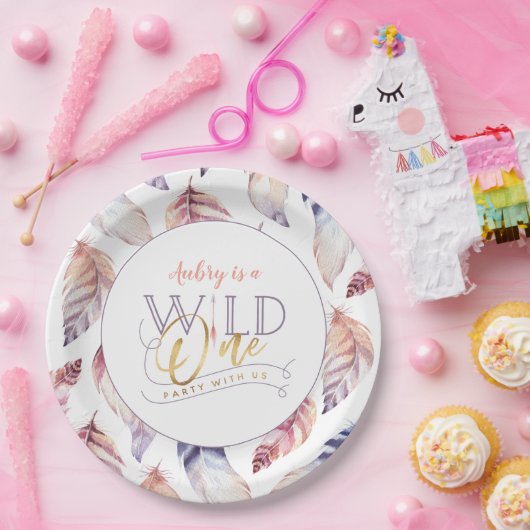 wilde 1. Geburtstagsparty Pappteller (Party)