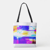 Wilde Abstrakte Tasche (Rückseite)