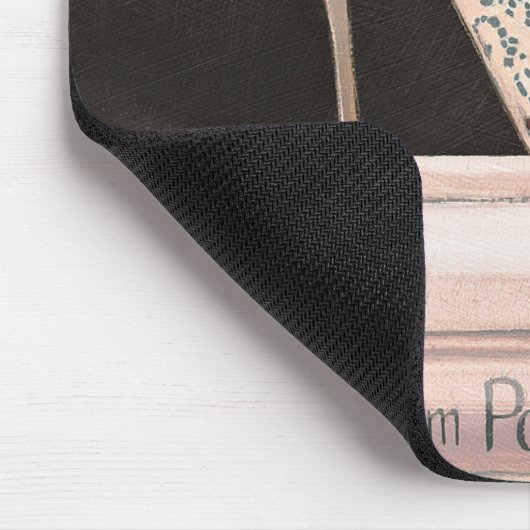 Wilde Apple | elegante Absatz-Mode des Monogramm-| Mousepad (Ecke)