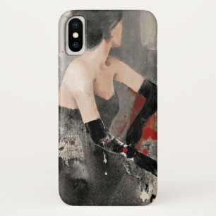Wilde Apple   Vintage Watercolor-Frau Case-Mate iPhone Hülle