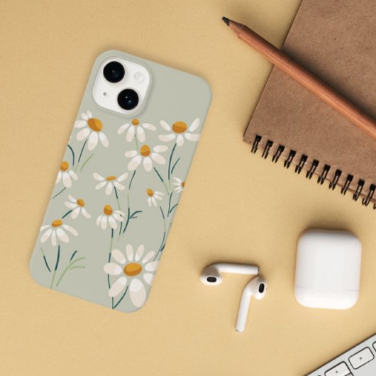 Wilde Ästhetik Chamomile Delikate Blume Case-Mate iPhone Hülle