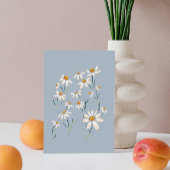 Wilde Ästhetik Chamomile Delikate Blume Postkarte