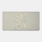 Wilde Ästhetik Chamomile Delikate Blume Schreibtischunterlage (Vorderseite)
