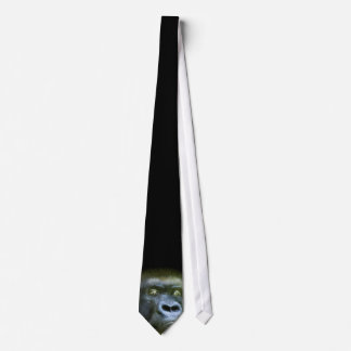 Wilde Auge-Silverback-Kunst-Krawatte Krawatte