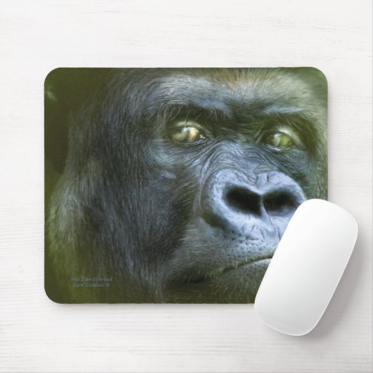 Wilde Augen - Silverback Mousepad (Mit Mouse)