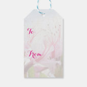 Wilde Azalea Blüten Geschenkanhänger (Rückseite)