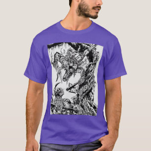 WILDE BARBAREI-HORROR Vintage-Zombies Untote Ill T-Shirt