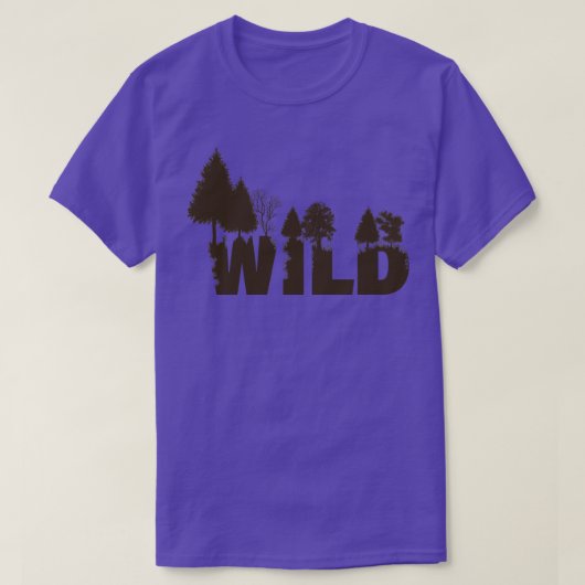Wilde Bäume T-Shirt (Design vorne)