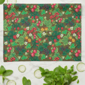 Wilde Beeren Geschirrtuch (Gefaltet)