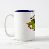 wilde Beerenkaffee-Tasse Zweifarbige Tasse (Links)