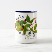 wilde Beerenkaffee-Tasse Zweifarbige Tasse (Mittel)