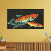 Wilde Betta-Paare Leinwanddruck (Insitu (Wohnzimmer))