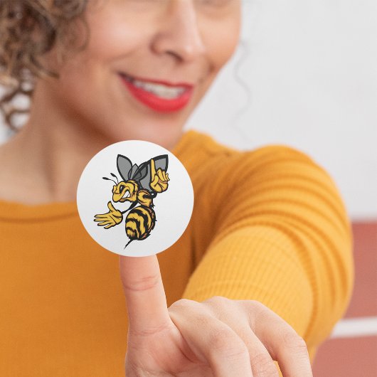 Wilde Bienen Aufkleber